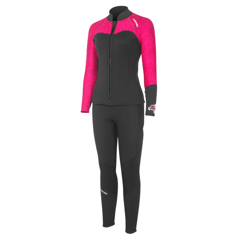 3mm Nylon ES NSI 2PC Wetsuit for Lady